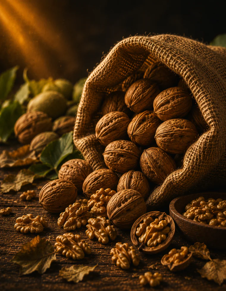 Shelled walnuts